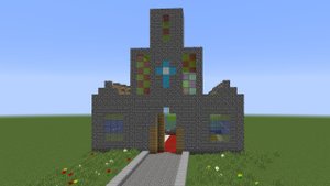 Майнкрафт - Как построить средневековую церковь. Minecraft