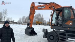 Обзор и сравнение самого ПОПУЛЯРНОГО колесного экскаватора DOOSAN DX190WA в габарите. DEVELON