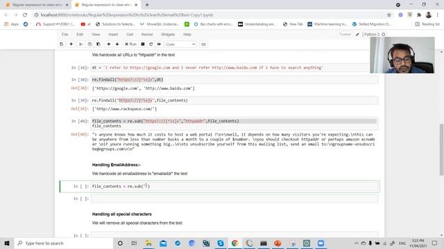 #11 Spam Classification: Detail explanation of Regular expression to Pre-process email body- 1 смотреть онлайн