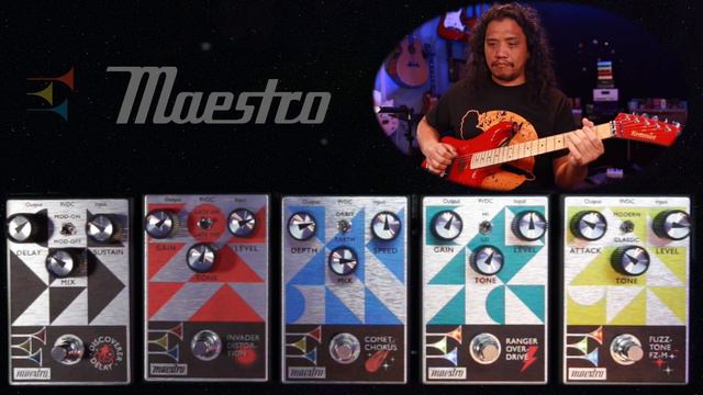 Maestro is BACK, relaunched by Gibson! Hear all 5 Pedals! смотреть онлайн