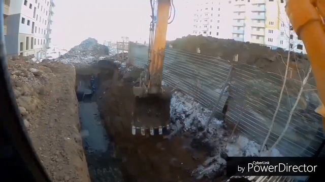 Траншеи!!! Копка траншеи с откосами!!!