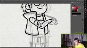 Диппер Пайнс. Рисуем на планшете персонажа из Гравити Фолз.