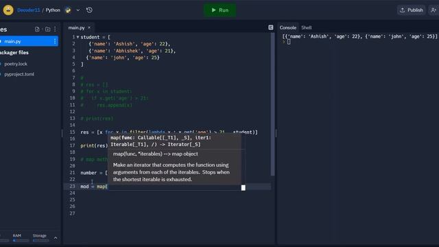Python Map , Filter and Reduce in Hindi
