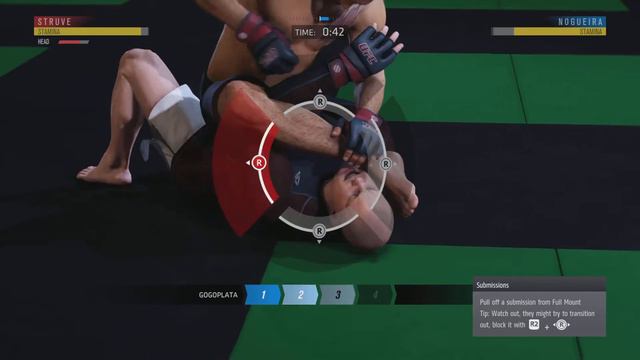 EA SPORTS UFC 3 career challenge submission from full mount смотреть онлайн
