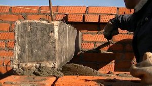 кладка дома из кирпича - монтаж перемычек