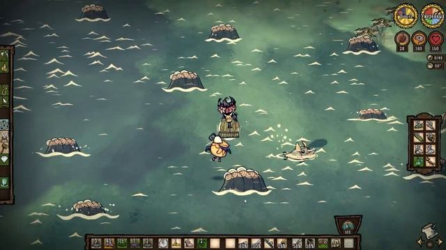 Кругосветное путешествие, Одинокий Крокодил. #4 Dont Starve Shipwrecked смотреть онлайн