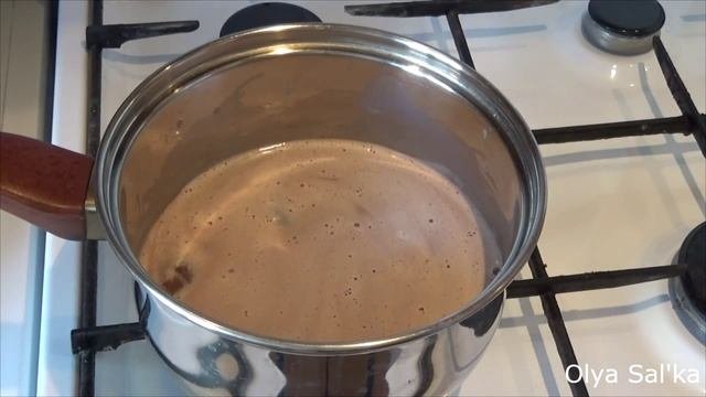 #Желе шоколадное, вкусный десерт.#Видеорецепт.