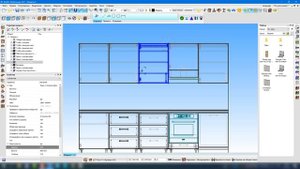4 Совместное редактирование эластичных элементов в БАЗИС-Мебельщик 2021