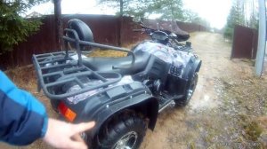 Квадроцикл СФ МОТО 500 А2 как первый квадр. Отзыв, плюсы и минусы