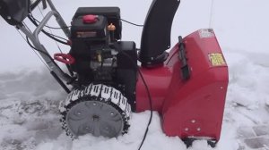 Запуск и работа снегоуборщика ZimAni ST24DLE