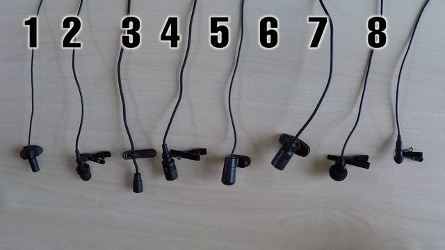 Большой Тест Китайских Микрофонов – 6 Петличек Из Китая и 2 Проф. Петлички.