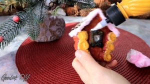 2 ИДЕИ Новогодние Ёлочные Игрушки Куранты и Домик на курьих ножках / DIY Christmas tree decorations