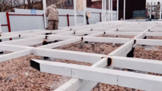 КАРКАС из металла для большого магазина. Дешево, надежно, практично!