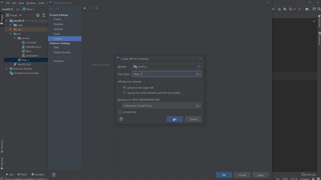 Export JavaFX 11, 15 or 17 projects into an executable jar file with IntelliJ [2022] смотреть онлайн