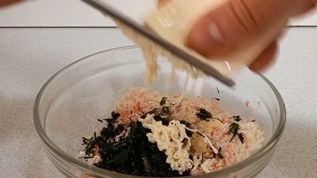 Намазка на хлеб из крабовых палочек/Это очень вкусно..../Crab bread spread! смотреть онлайн