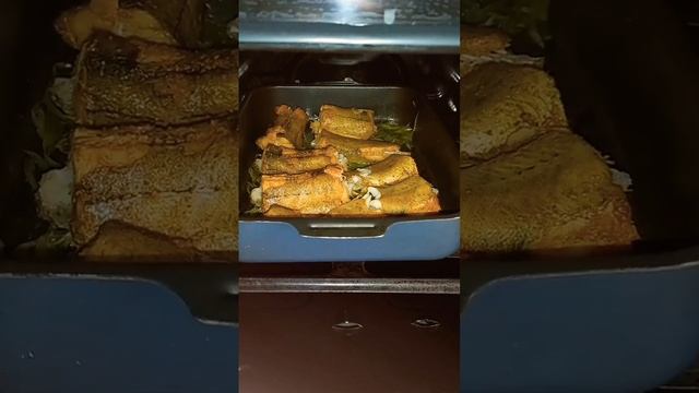 Рыбка(ментай) запечённая в духовке ?♨️?