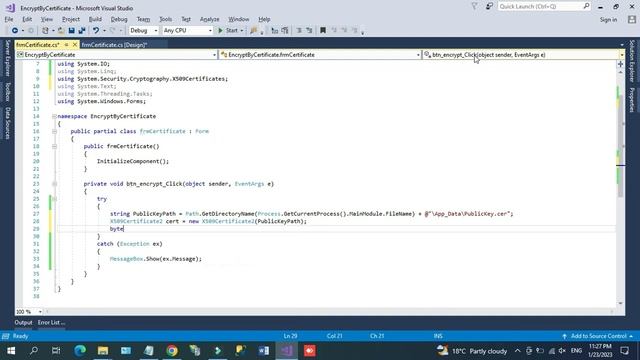 How to encrypt and decrypt plain text using certificate in c# смотреть онлайн