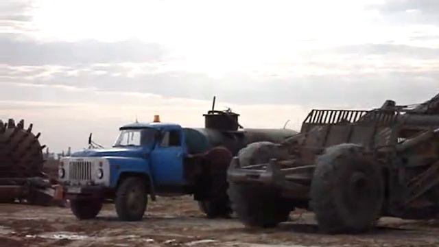 Земляные работы Украина. Скрепера. Продам автоскрепер МоАЗ. 2015 год смотреть онлайн