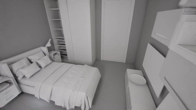 ЖК Сидней сити (Sydney city) - планировка 2х комнатной квартиры в 3d от Epic Studio