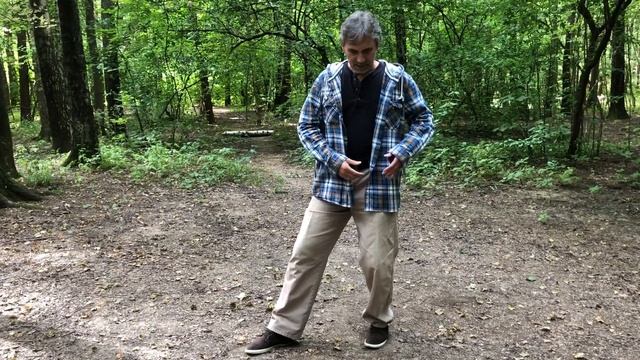 Секреты передвижения в багуачжан - "шаг паука". Часть 1 смотреть онлайн