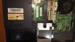 ACER EXTENSA 5210 разбор, чистка системы охлаждения