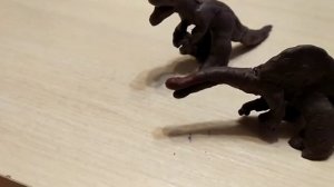 спинозавр против индоминуса рекса, обзор на индоминуса рекса из пластилина и спинозавра ?