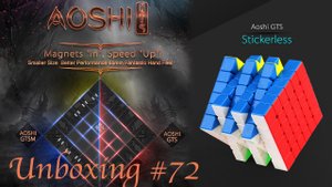 Unboxing №72 MoYu AoShi GTS M 6x6x6 Magnetic Cube. Обзор