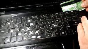 Ноутбук Compaq CQ58, замена клавиатуры.