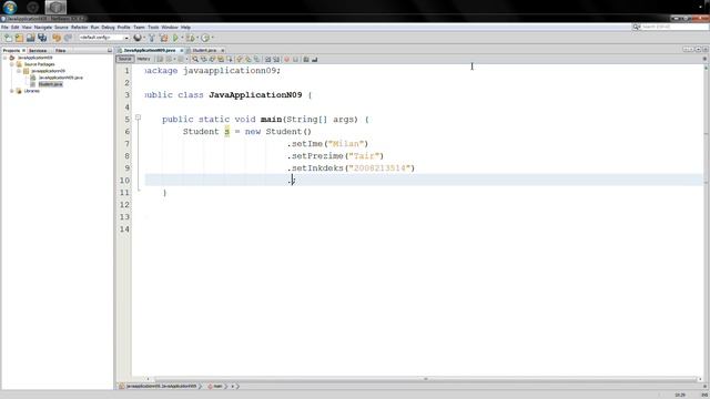 Objektno orijentisano programiranje - 010 - (fluent interface) Nadovezivanje setera смотреть онлайн
