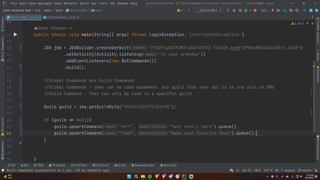 Java Discord Bot - Slash Commands