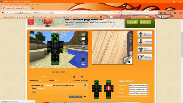 How to get Minecraft Windows 10 Edition Custom Skins смотреть онлайн