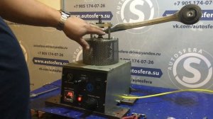 Станок для восстановления шаровых опор - Гравицапа (процесс заливки)