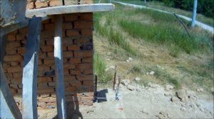 МПС Алматы. Кирпичная кладка на глиняном растворе. 21.06.2017.