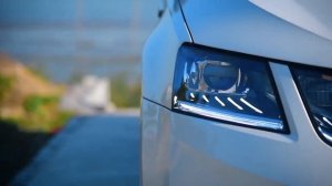 Передние светодиодные фары Шкода Октавия А7 2018-2020 V7 type