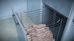 Выдвижная корзина Rubi для хранения белья