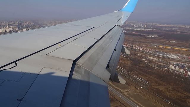 Посадка в Пулково Boeing 737-800 Победа смотреть онлайн