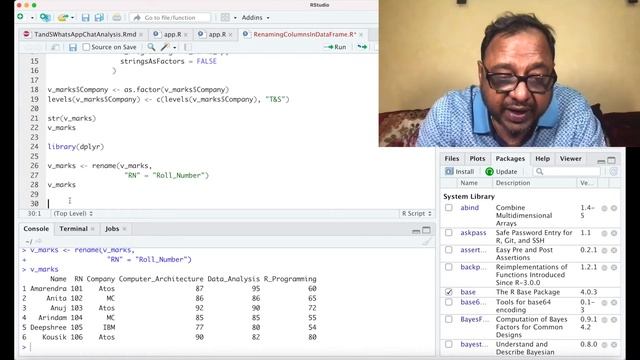 Renaming Columns in a Data Frame смотреть онлайн