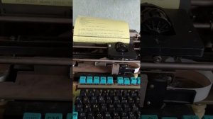 Просмотр новостей ВВС на телеграфном аппарате РТА-80.