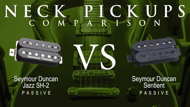 Seymour Duncan JAZZ SH-2 vs SENTIENT - Passive Neck Pickup Guitar Tone Comparison Demo смотреть онлайн