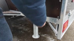 Универсальный бортовой прицеп для грузов и ПВХ лодки