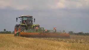 Работа прицепного культиватора Cenius-2TX