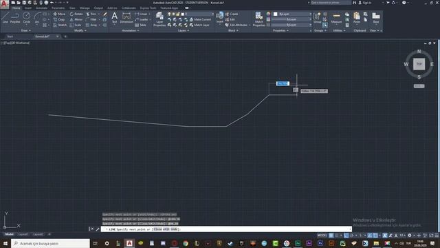 Çizgi Komutu | AutoCAD 2020 2B смотреть онлайн
