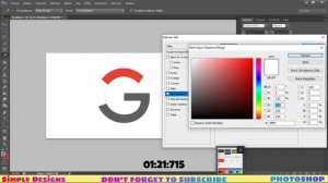 How to make Google Logo just in 3 minute | Photoshop CS6 tutorial for beginers