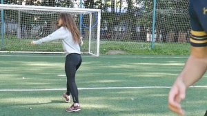 ФУТБОЛЬНЫЙ ЧЕЛЛЕНДЖ С ДЕВУШКОЙ НА ЛЕЩА