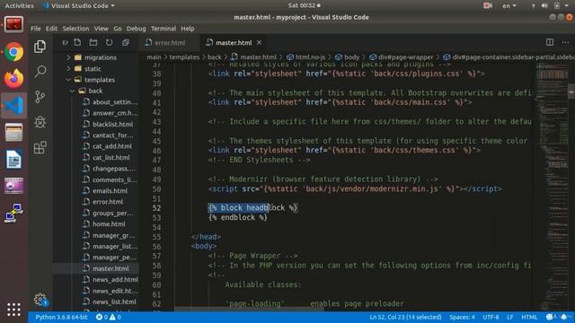 Back From Admin Errors | Python and Django