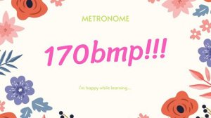 Metronome 170 bpm - by arahappy