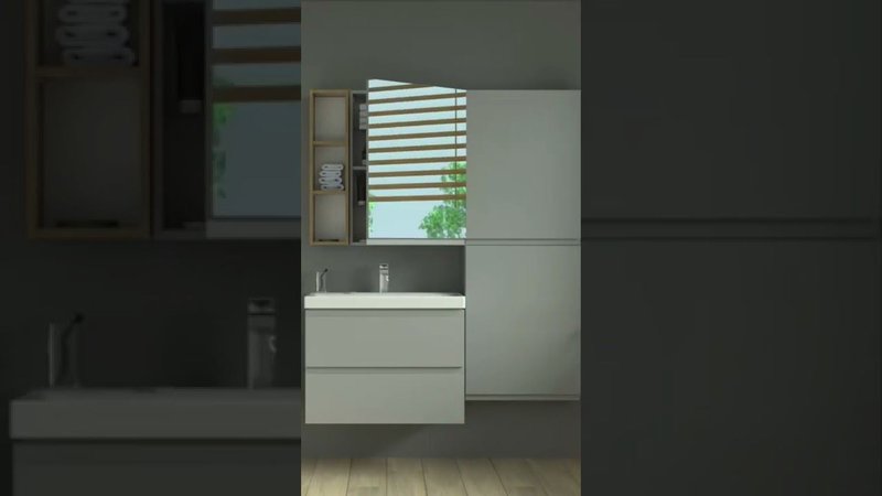 Как в IKEA: модульная мебель Cersanit MODUO для ванной комнаты