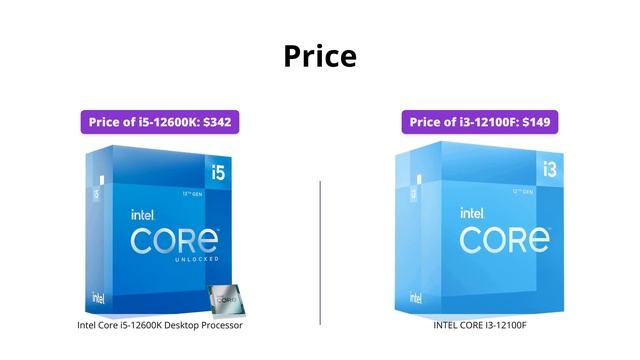 Intel Core i5-12600K vs. Intel Core i3-12100F смотреть онлайн
