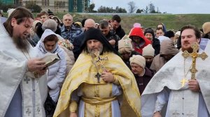 Здесь проходило крещение Руси, Крещение 2024 г. Севастополь - Херсонес.