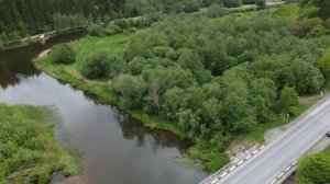 Лысьва | Река Лысьва за садом #8 | 4K Drone Video